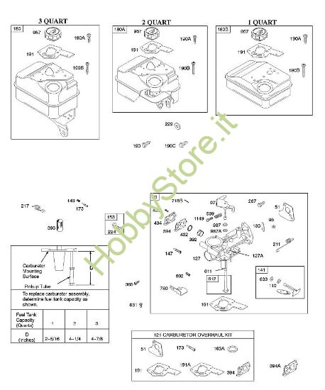 E - Carburatore, kit di revisione carburatore, alimentazione carburante B&S - 09 €¦ 091212-1356-E1 brand Stihl